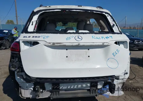 2021 Mercedes-Benz Gle 350 z USA, uszkodzony, nr VIN 4JGFB4JB4MA329971